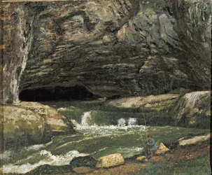 The Source of the Loue or La Grotte Sarrazine